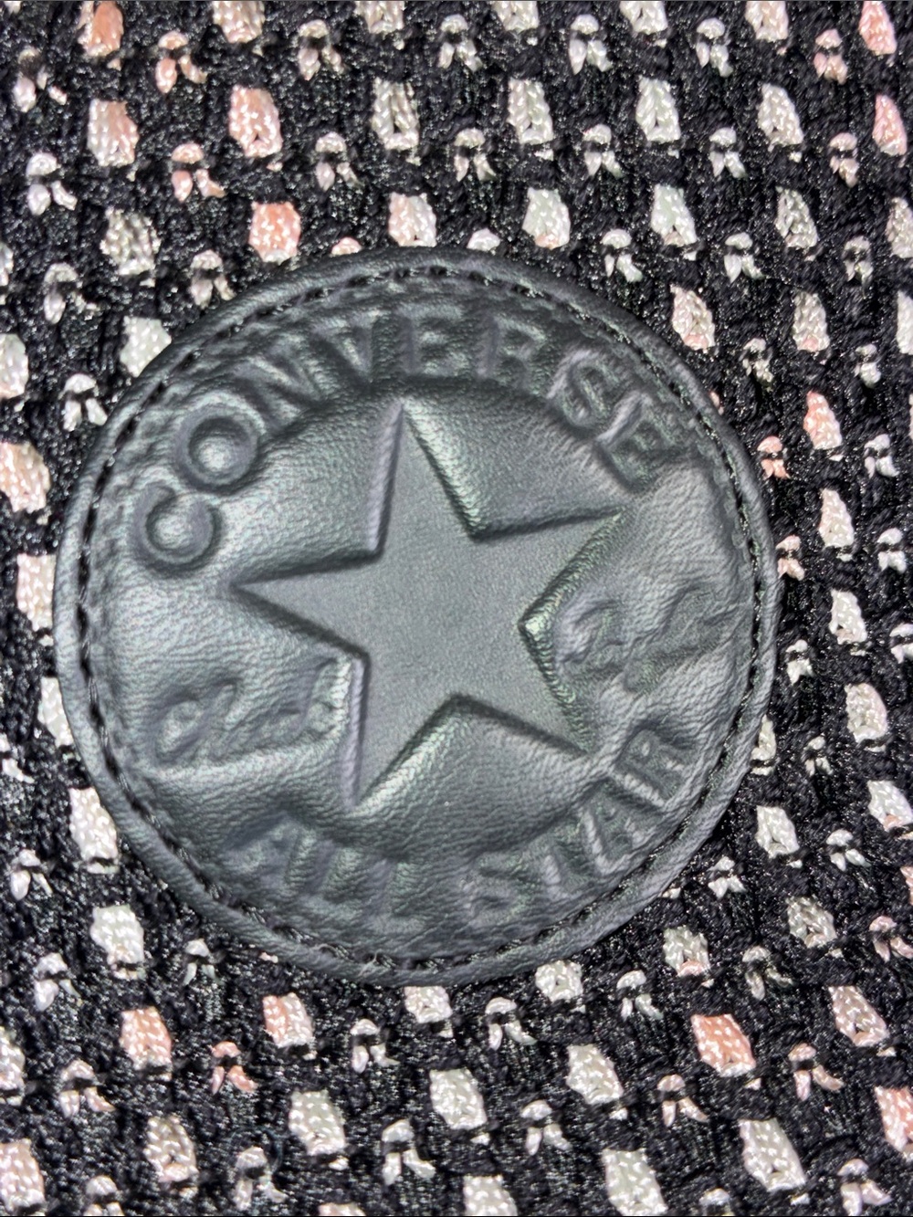 Worn Once Converse Chuck Taylor All Star Lift Platform Crochet High Top 7.5 - Picture 9 of 11